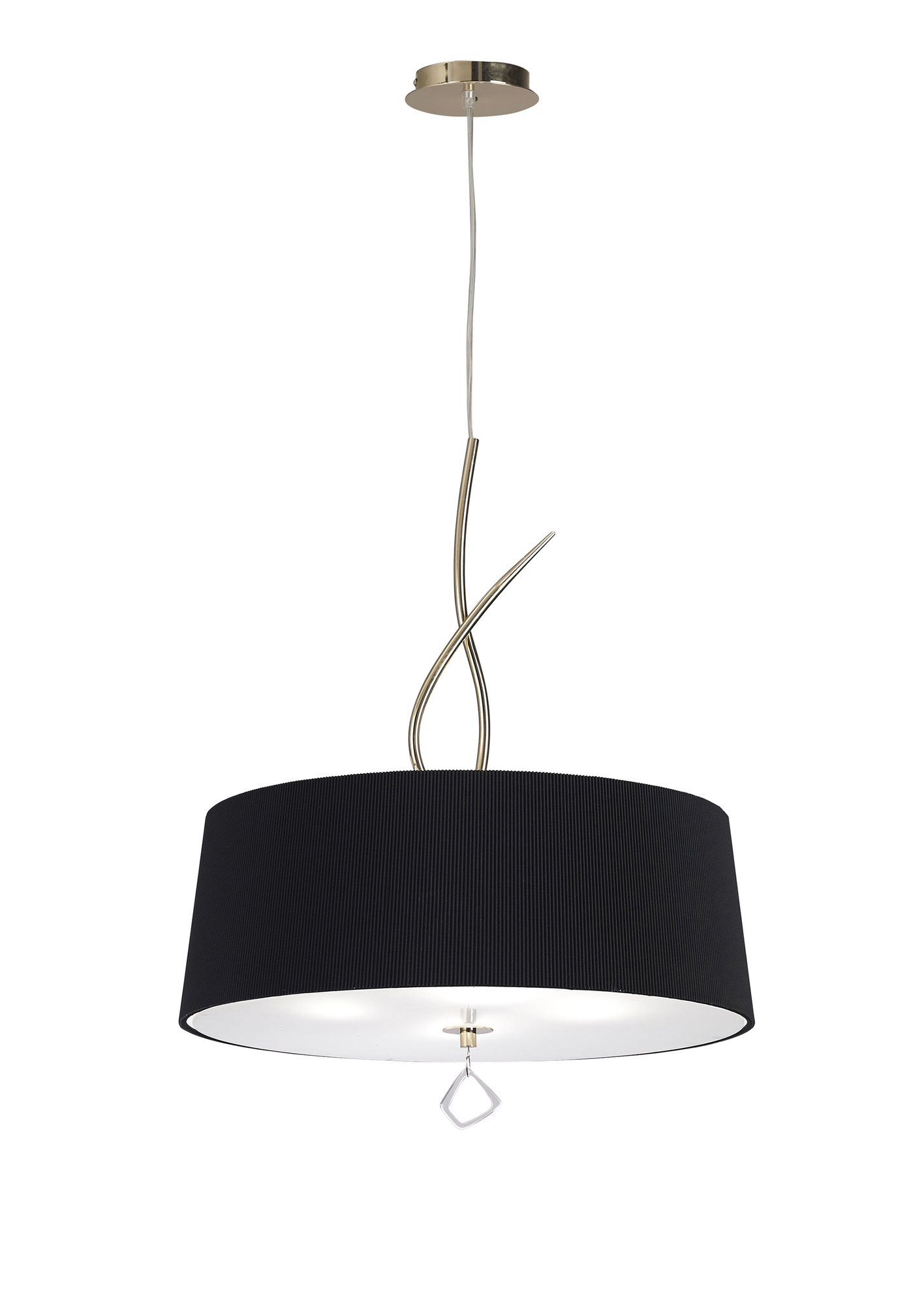 Mara French Gold-Black Ceiling Lights Mantra Single Pendant Mara French Gold-Black Ceiling Lights Mantra Single Pendant